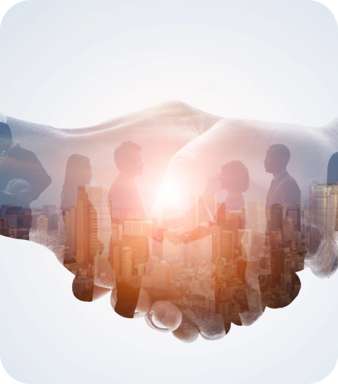 Poignée de main symbolisant un partenariat professionnel